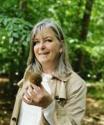 Marion mit Flockenstieligem Hexenröhrling; Foto Matthias 24.5.25