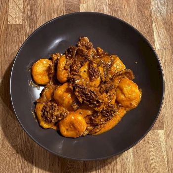 Gnocchi mit Morchelsauce; Foto Michael 23.1.25