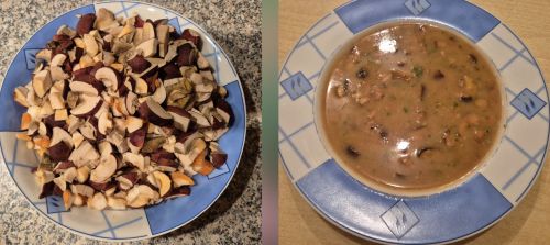 Maronen und Maronensuppe; Foto Petra 15.10.25 Maronen und Maronensuppe; Foto Petra 15.10.25