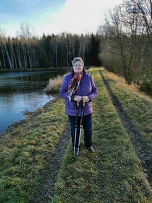 Monika an den Himmelsteichen bei Auma im Landkreis Greiz; Foto Bernd 31.12.23