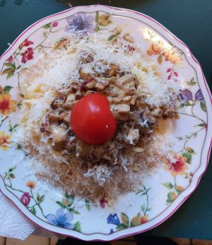 Pasta mit Steinpilzrahmsauce; Foto Ivanka 19.11.25