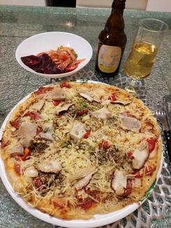 Leckere Steinpilzpizza; Foto Margit 26.11.23