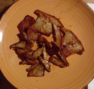 Gebratene Steinpilzscheiben; Foto Thomas 6.11.25