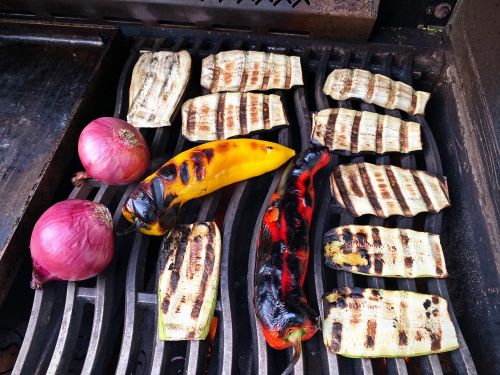 Gemüse auf dem Grill; Foto Stefan 9.7.24