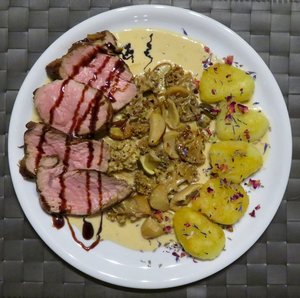 Kalbsfilet Waldpilzcreme Michael 30.9.22