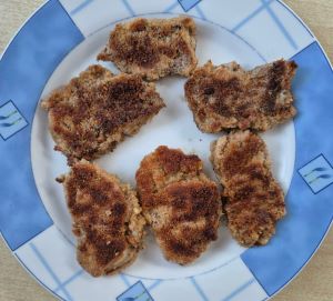 Köstliche panierte Parasolschnitzel; Foto Petra 16.9.25