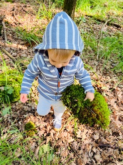 Lennards erster Pilzgang; Andrea 11.8.23