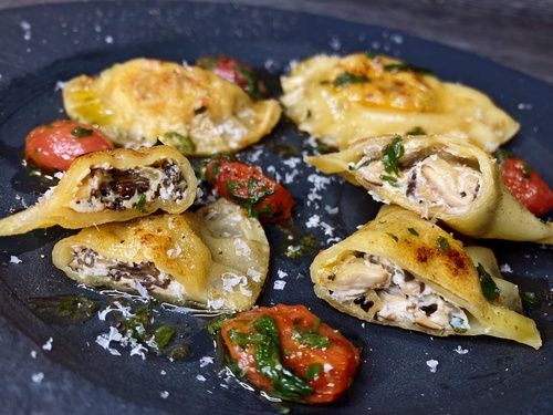 PIlzpasta mit Morcheln & Steinpilzen; Foto Stefan 11.3.24 PIlzpasta mit Morcheln & Steinpilzen; Foto Stefan 11.3.24